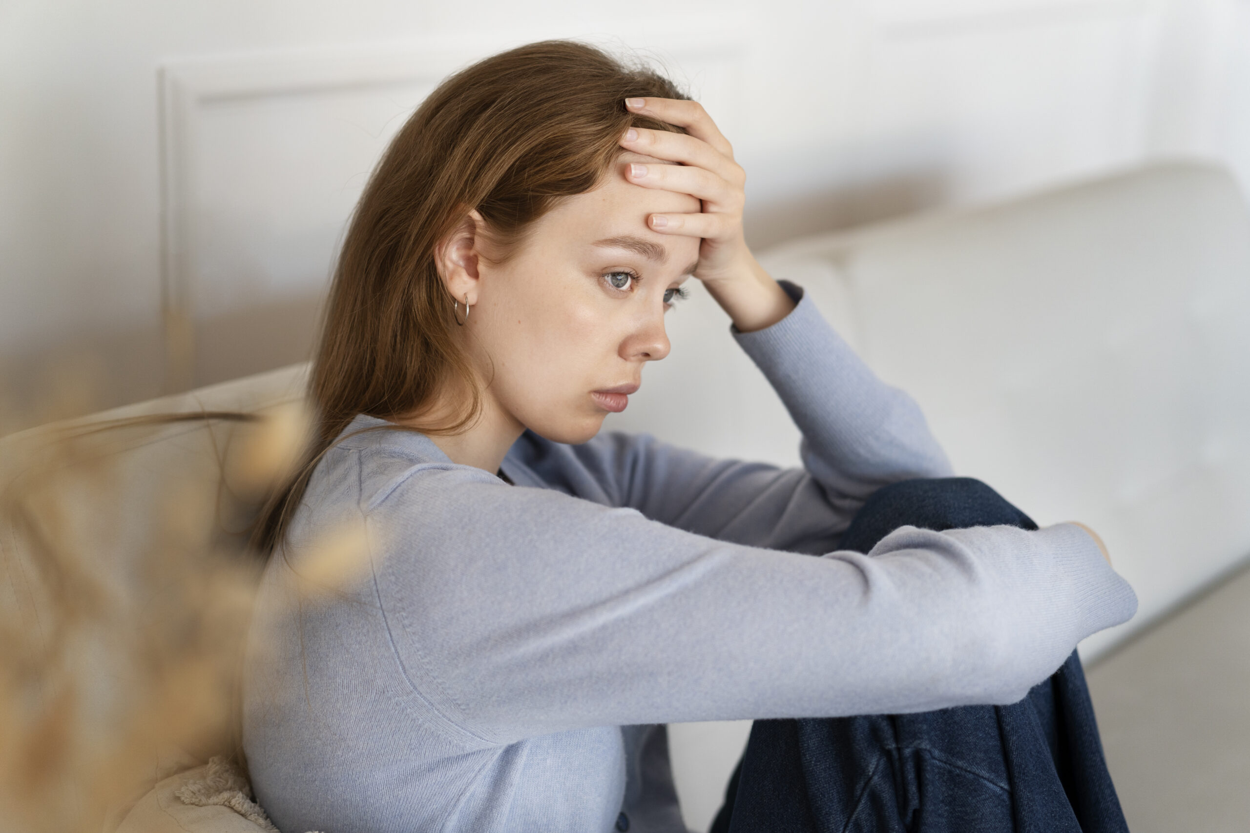 Anxious Woman, Depression, Depressed woman