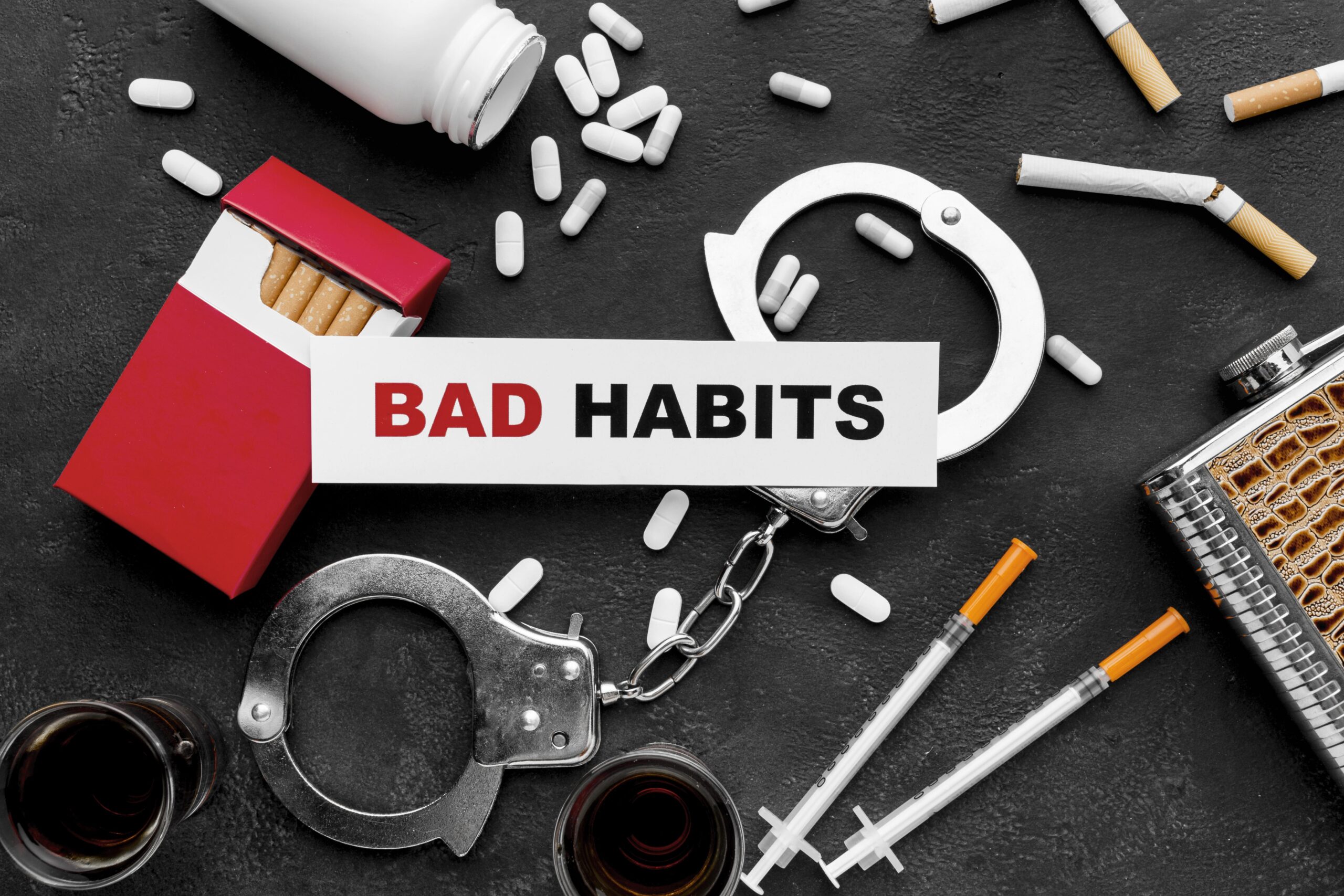 Bad Habits Addictions, Alcohol Addiction, addiction substance use disorder,